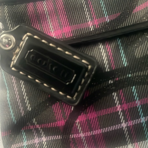 Coach Plaid Crossbody Bag - Picture 4 of 6